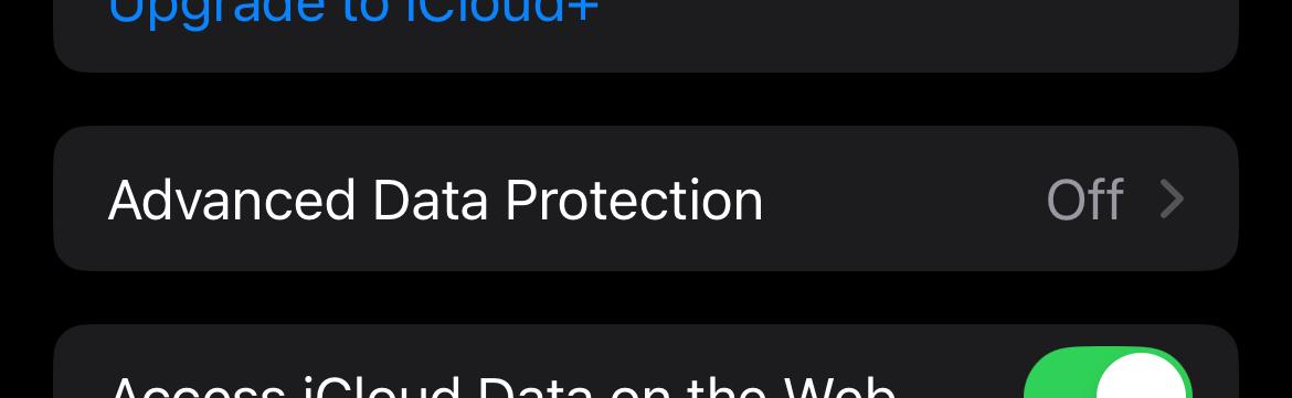 Advanced Data Protection